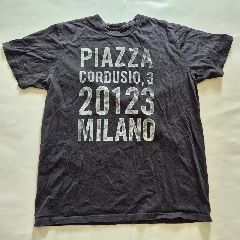 Palmer Cash Starbucks Reserve Milano Italy Graphic T-Shirt Black XL Made in USA
